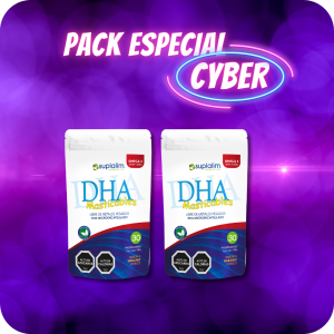 🔥 Cyber Monday: Pack DHA Masticable – Omega 3 para Desarrollo Cerebral Infantil
