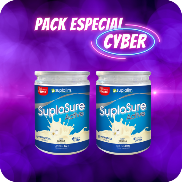 🔥 Cyber Monday: Pack SuplaSure® Active – Nutrición Inteligente Vainilla