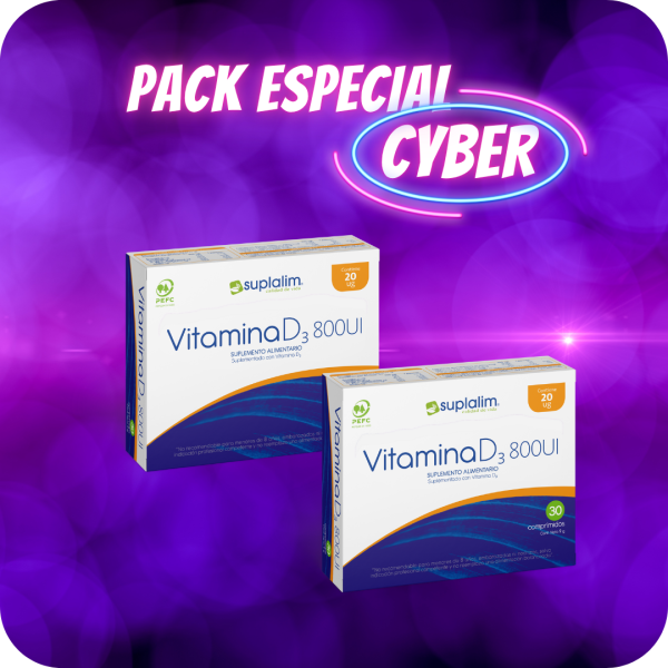 🔥 Cyber Monday: Pack Vitamina D3 – Comprimidos para Huesos y Sistema Inmune