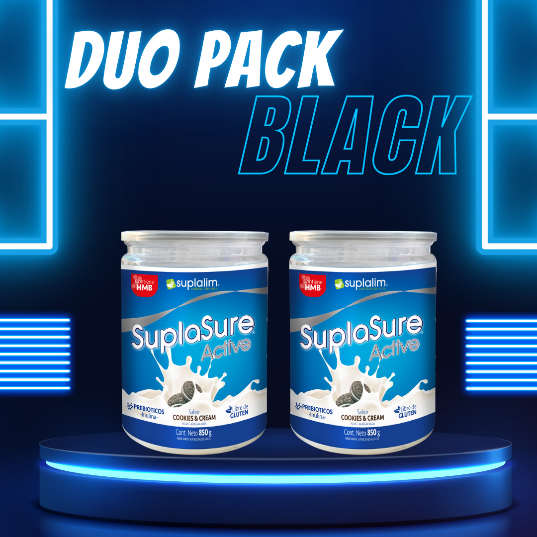 PACK SuplaSure® Active – Sabor Cookies & Cream