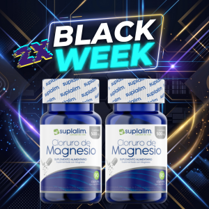 [Duo Black] - Cloruro de Magnesio - Suplemento para Huesos, Articulaciones y Nervios